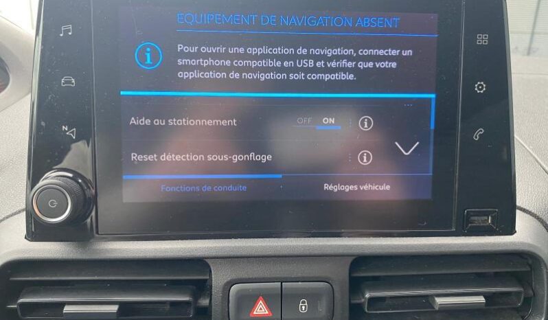 Peugeot Partner EAT8 / Carplay / Caméra complet