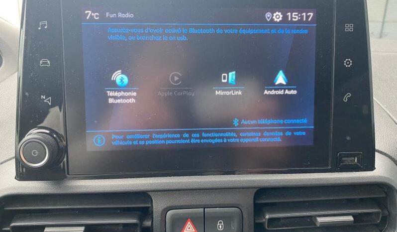 Peugeot Partner EAT8 / Carplay / Caméra complet